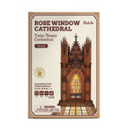 Rolife Twin-Tower Cathedral – 3D Wooden Puzzle Kit