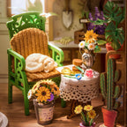 Rolife Secret Bloomy Nook – DIY Book Nook Kit