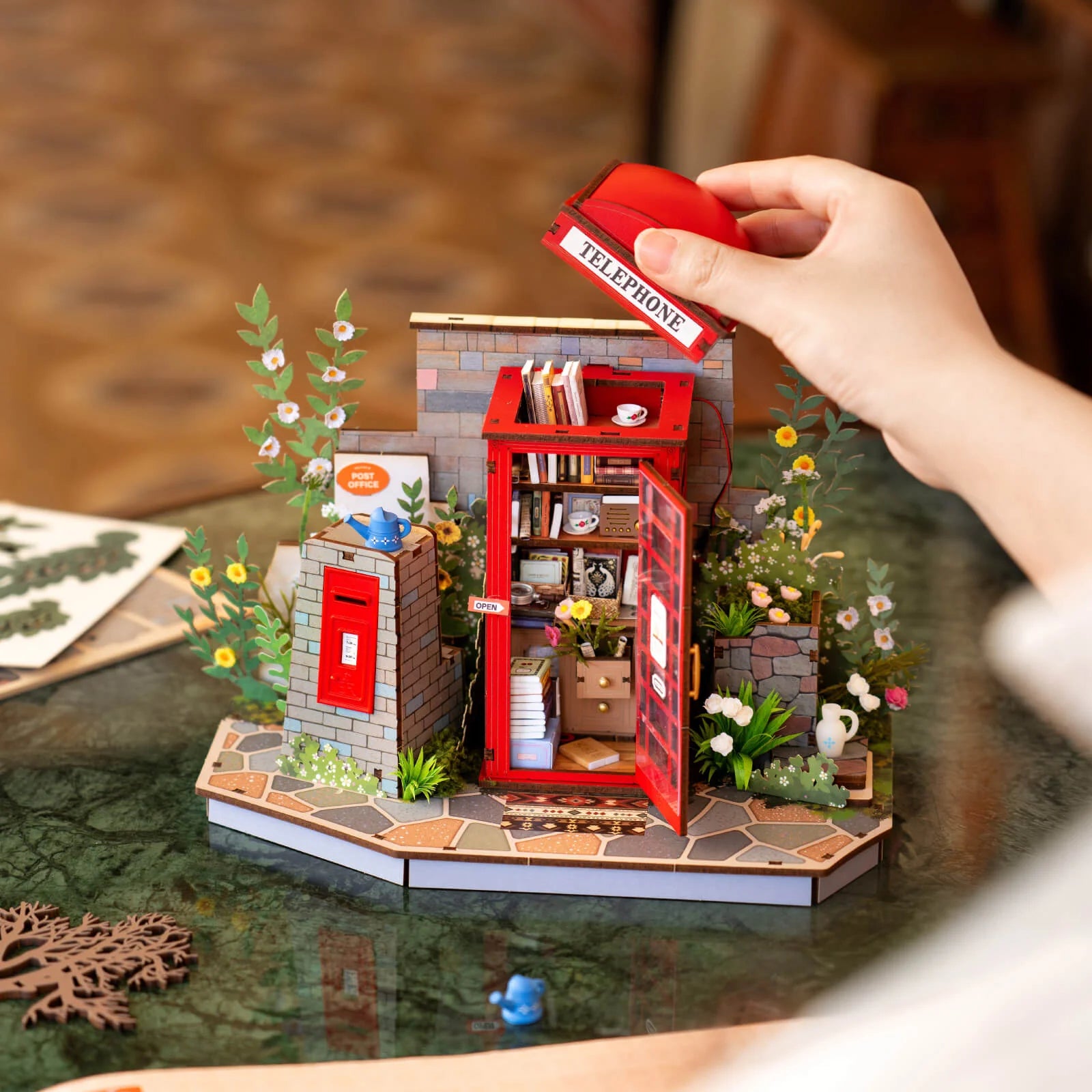 Cherry Blossom Book Booth – DIY Book Nook Kit
