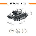 Metal Time Pz.Kpfw. II Ausf.G Tank – DIY Metal Model Kit