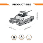Metal Time P 26/40 Tank – DIY Metal Model Kit