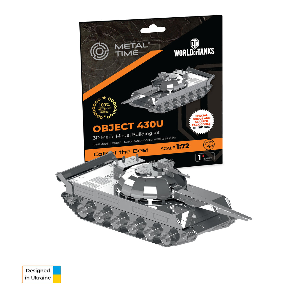 Metal Time Object 430 Tank – DIY Metal Model Kit