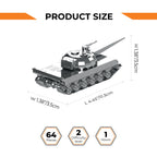 Metal Time Object 430 Tank – DIY Metal Model Kit