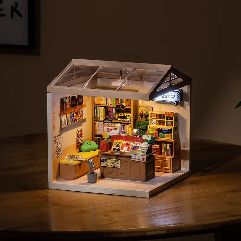 Bookstore – DIY Miniature House Kit