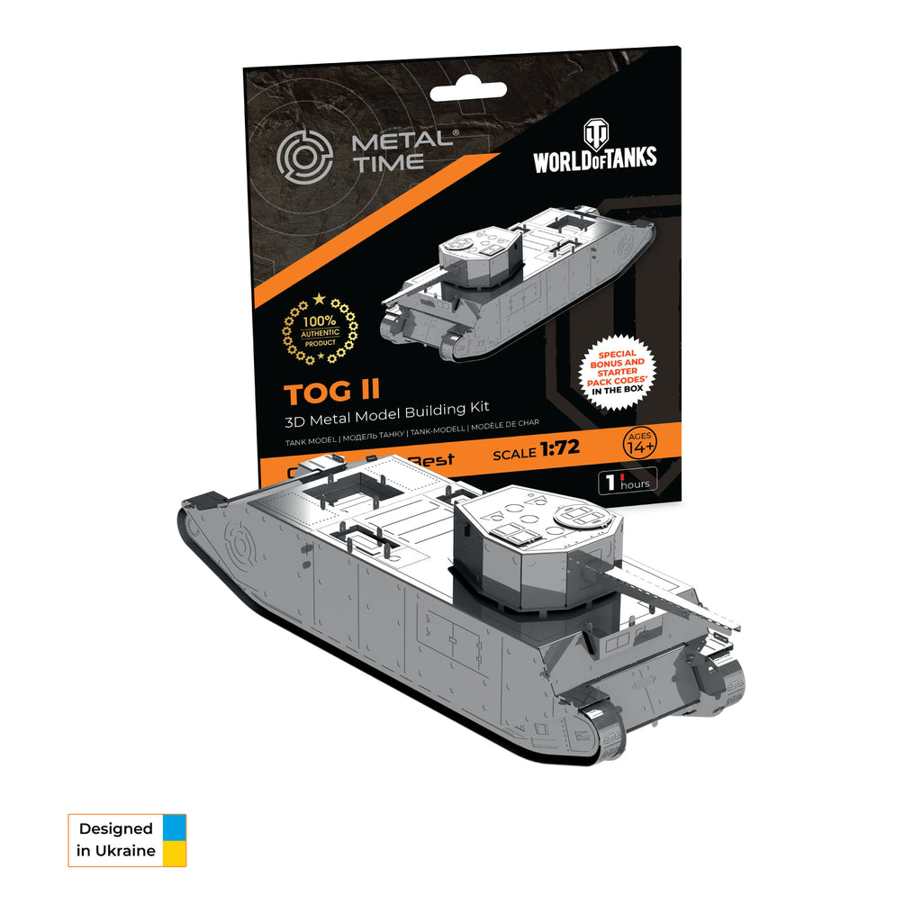 Metal Time TOG II British Super Heavy Tank – DIY Metal Model Kit