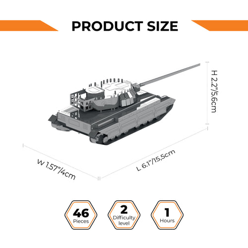 Metal Time Conqueror FV214 British Heavy Tank – DIY Metal Model Kit