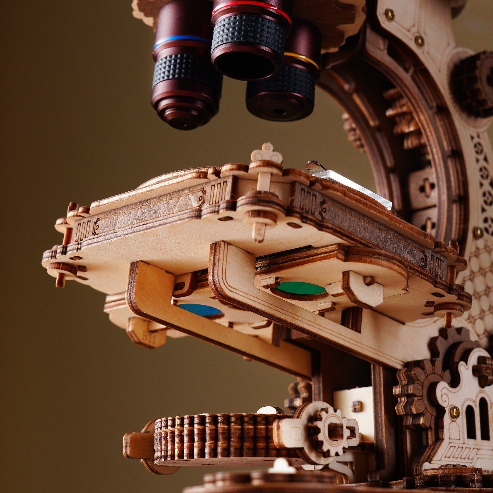 Rokr Microscope – DIY Mechanical Model Kit