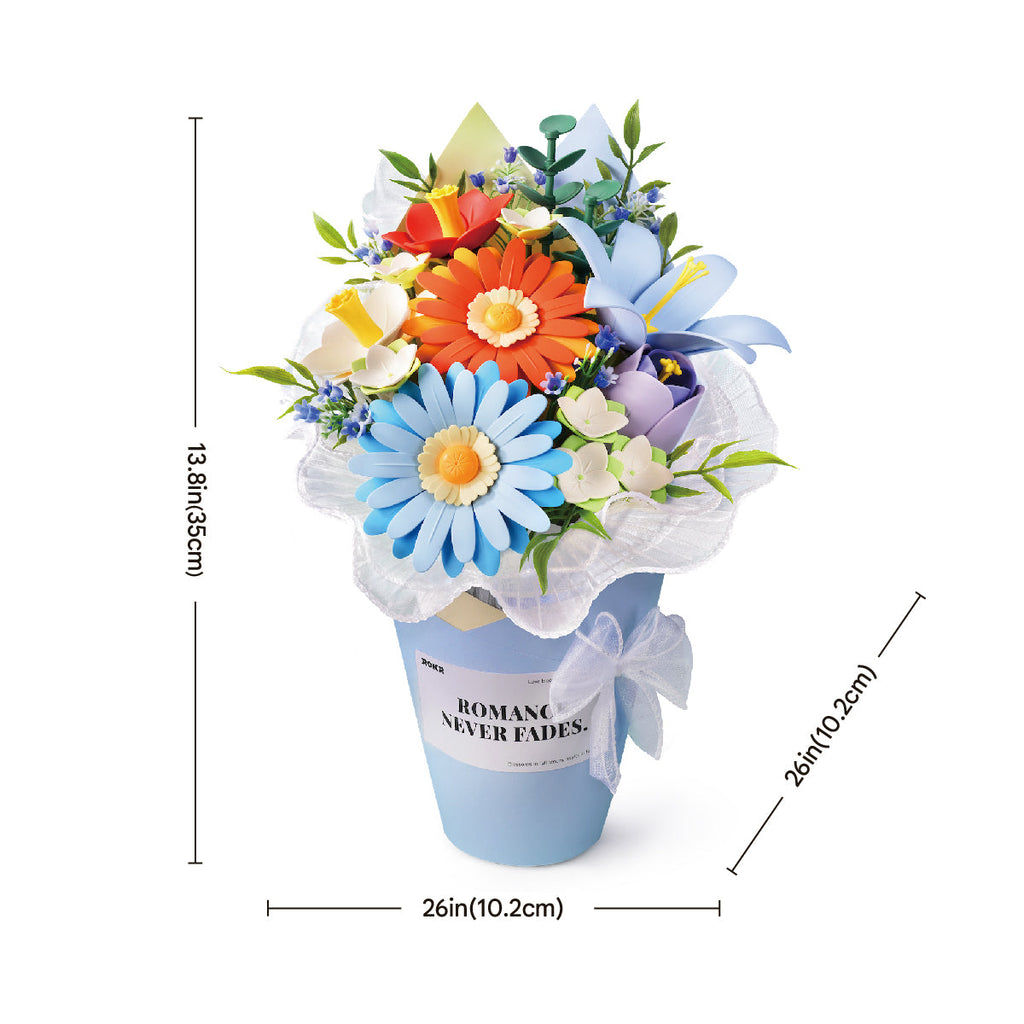 Rokr Twilight Sky Bouquet – 3D Puzzle Kit