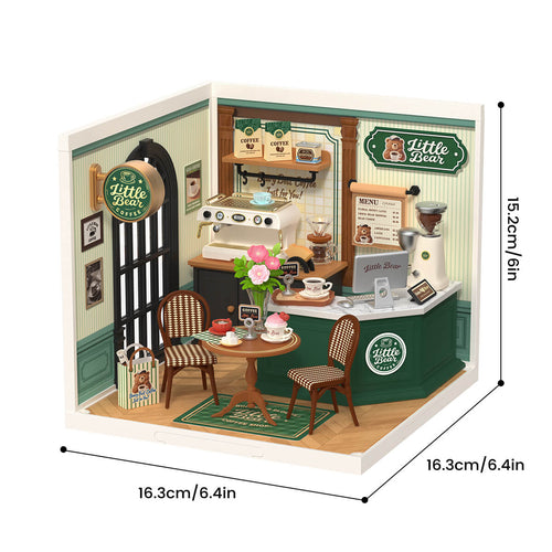 Rolife Perfect Romance Cafe – DIY Miniature House Kit
