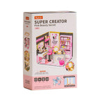 Pink Beauty Secret – DIY Miniature Dollhouse Kit