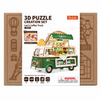 Leo’s Coffee Truck – 3D Wooden Puzzle Model Kit
