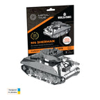 Metal Time M4 Sherman American Tank – DIY Metal Model Kit