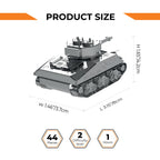 Metal Time M4 Sherman American Tank – DIY Metal Model Kit