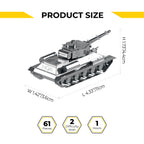 Metal Time T-34/85 Tank – DIY Metal Model Kit