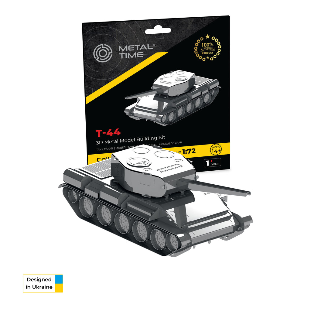 Metal Time T-44 Tank – DIY Metal Model Kit