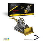 Metal Time Graceful CAT Bulldozer - DIY Metal Model Kit