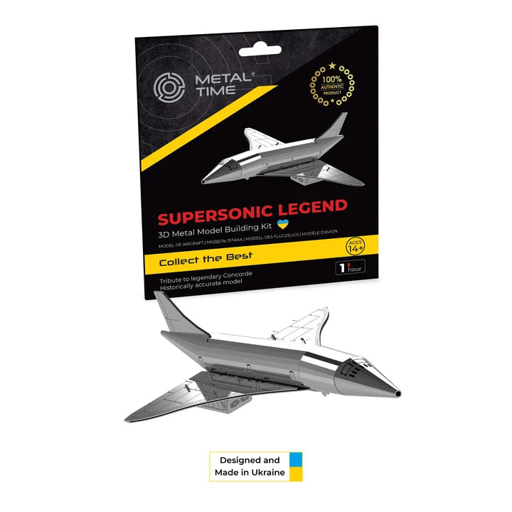 Metal Time Supersonic Legend Concorde - DIY Metal Model Kit