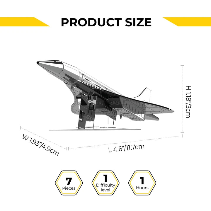 Metal Time Supersonic Legend Concorde - DIY Metal Model Kit