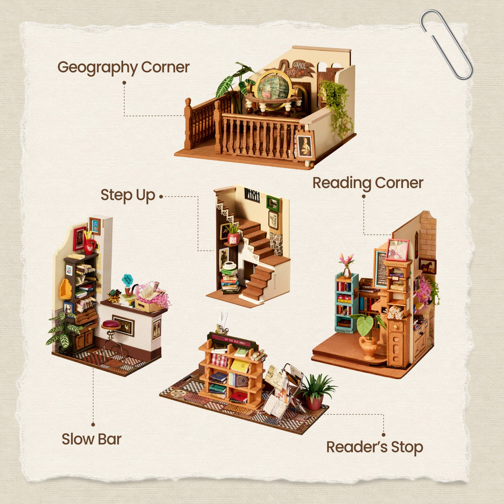 Rolife Pagestory Books – DIY Miniature House Kit