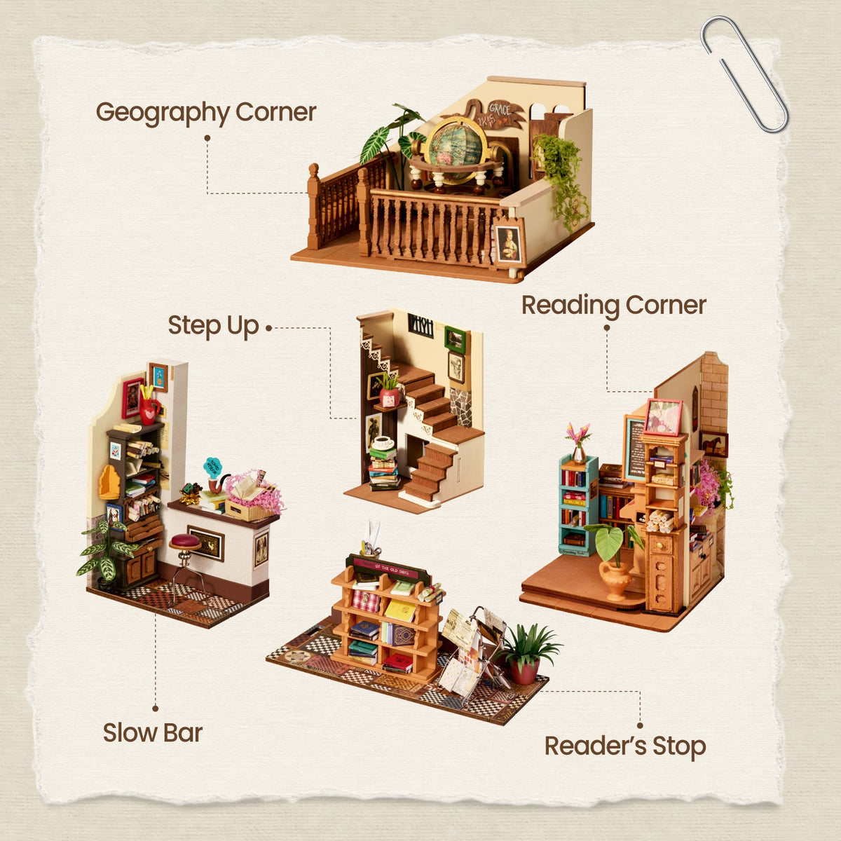 Rolife Pagestory Books – DIY Miniature House Kit