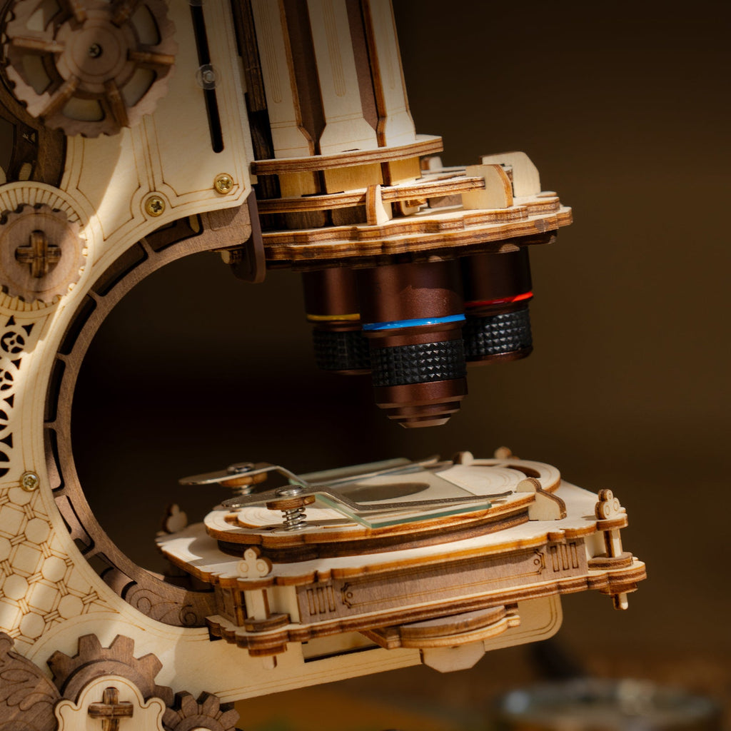 Rokr Microscope – DIY Mechanical Model Kit