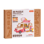 Beverly’s Ice Cream Truck – 3D Wooden Puzzle Model Kit