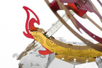 Metal Time Sun Chaser Dragon Style Desk Clock - DIY Metal Model Kit