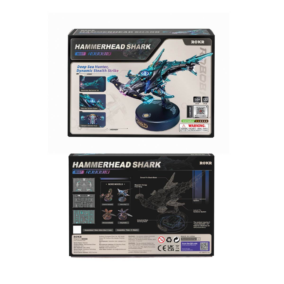 Hammerhead Shark – DIY Mechanical Model Kit