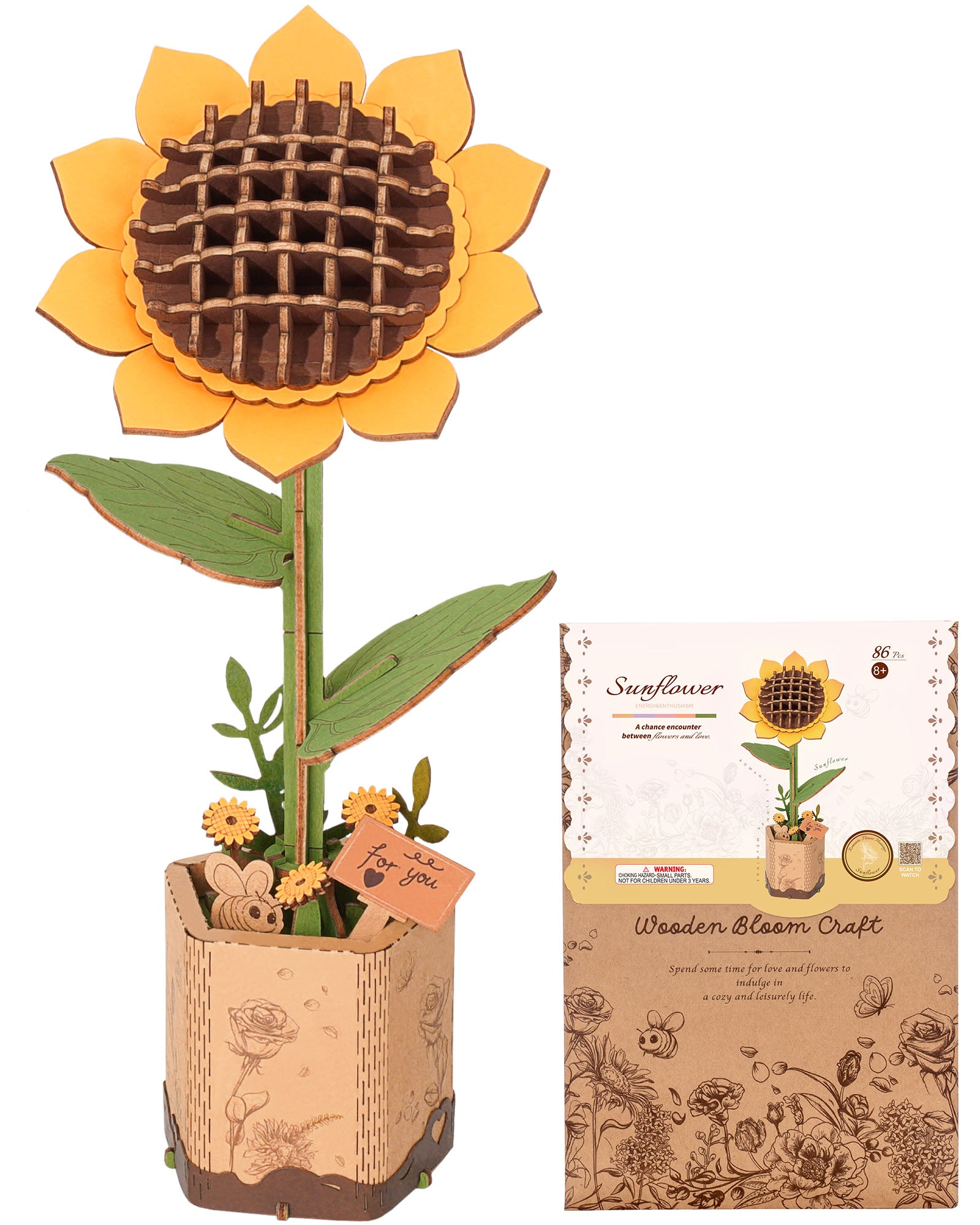 DIY Wooden Flower Bouquet – 16 Styles Available