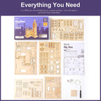 Big Ben – Wooden Architecture Model Kit