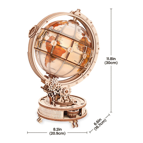 ROKR Luminous Globe Electric Version – DIY Mechanical Model Kit