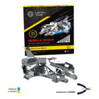 Metal Time Nebula Scout Starship – DIY Metal Model Kit