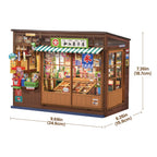 Rolife Nostalgic Corner Shop – DIY Book Nook Kit