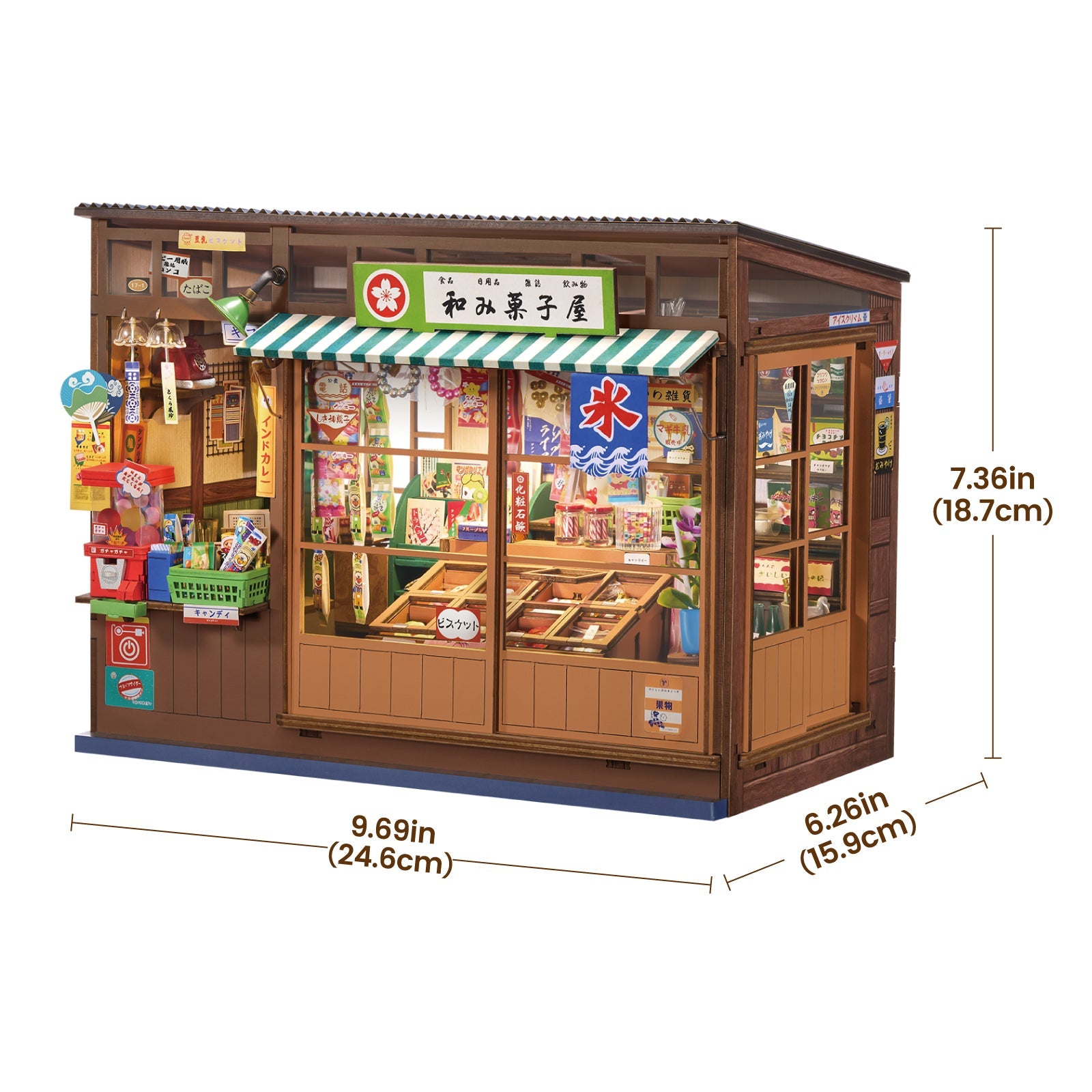 Rolife Nostalgic Corner Shop – DIY Book Nook Kit