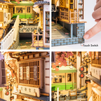 Book Nook Library Series – DIY Miniature Kit (4 Styles)