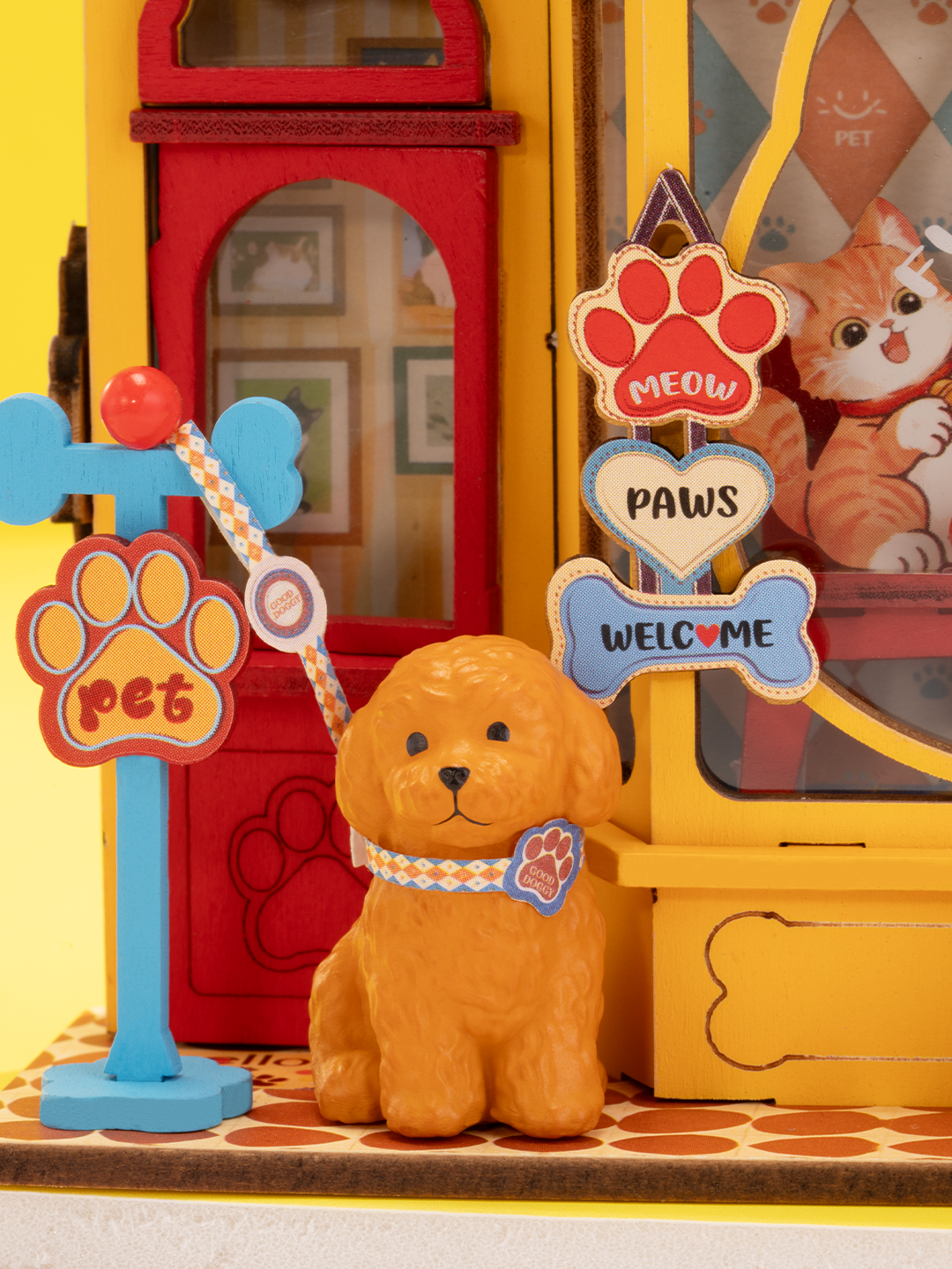 Pawfect Pet Shop – DIY Miniature Dollhouse Kit