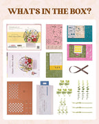 Blooming Flower Basket – DIY Wooden Model Kit