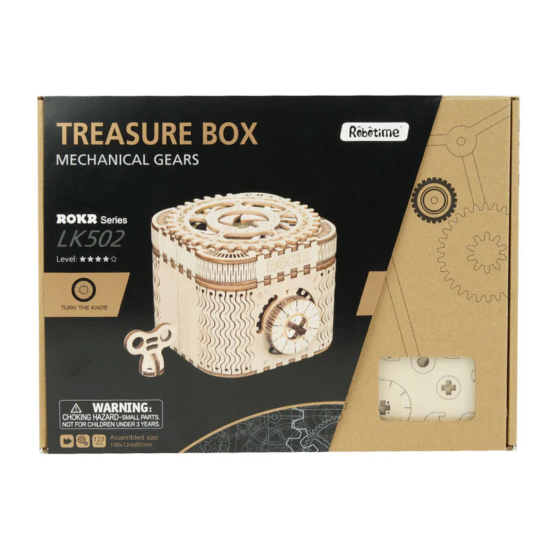 Treasure Box – 3D Wooden Puzzle Kit