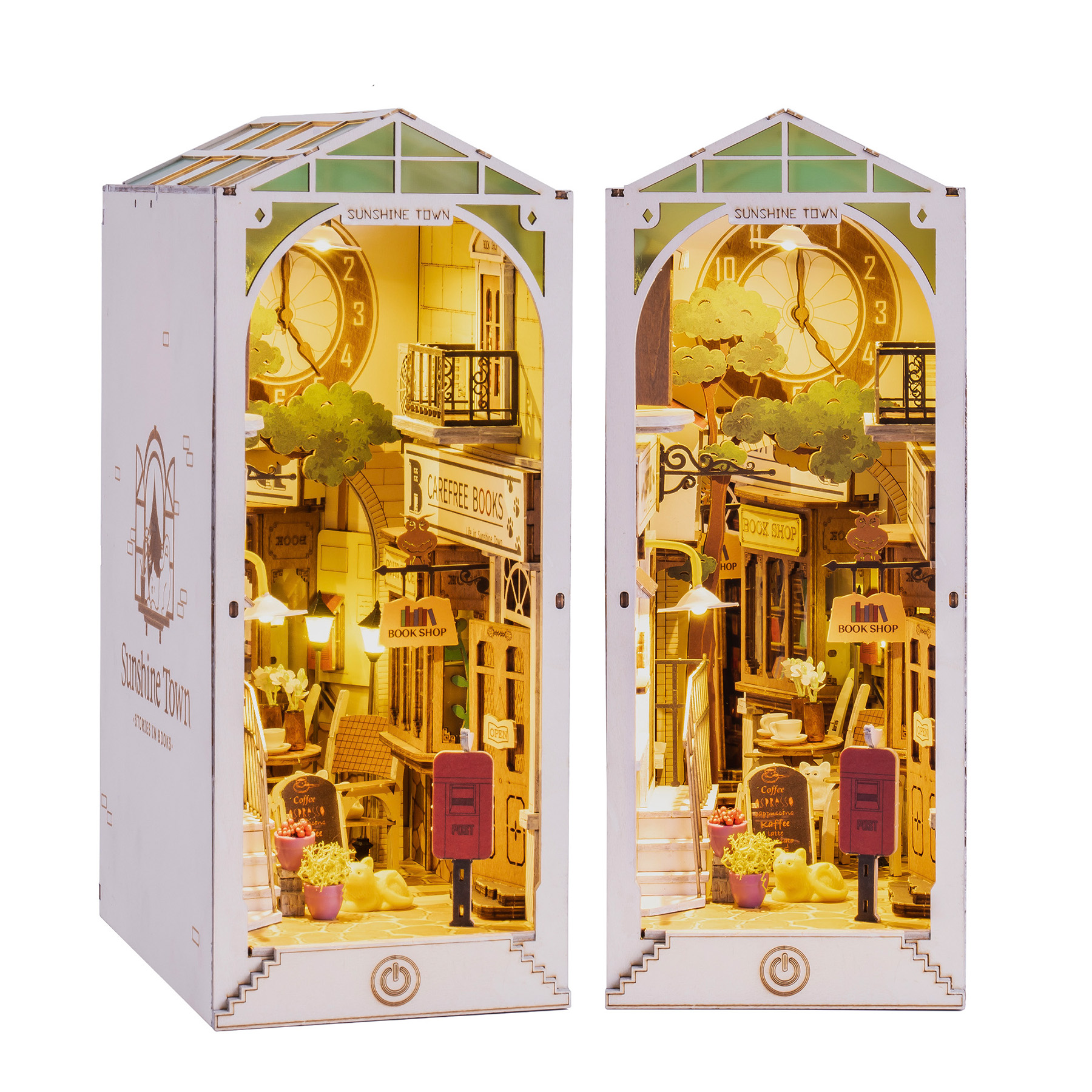 Book Nook Library Series – DIY Miniature Kit (7 Styles)