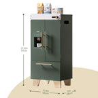 ROBUD Wooden Toy Refrigerator – Vintage Green