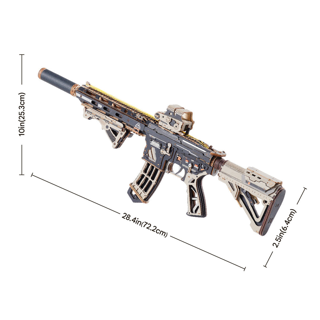 Rokr M416 Carbine – DIY Mechanical Model Kit