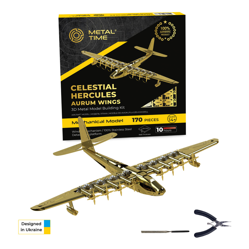 Metal Time Celestial Hughes H-4 Hercules Aurum Wings - DIY Metal Model Kit