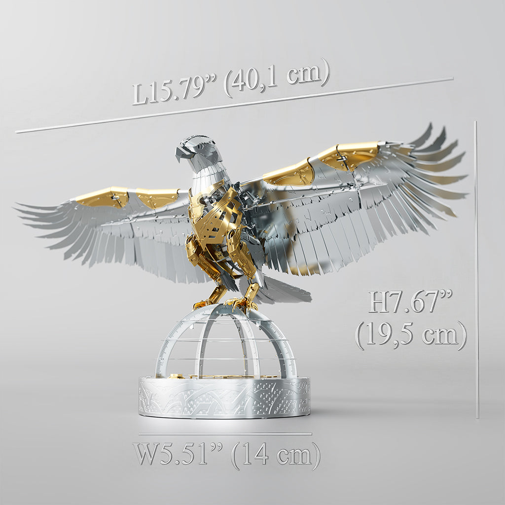 Metal Time Unity Wings Golden Armor Crystal Edition - DIY Metal Model Kit