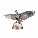 Unity Wings Silver Armor Eagle - DIY Metal Model Kit