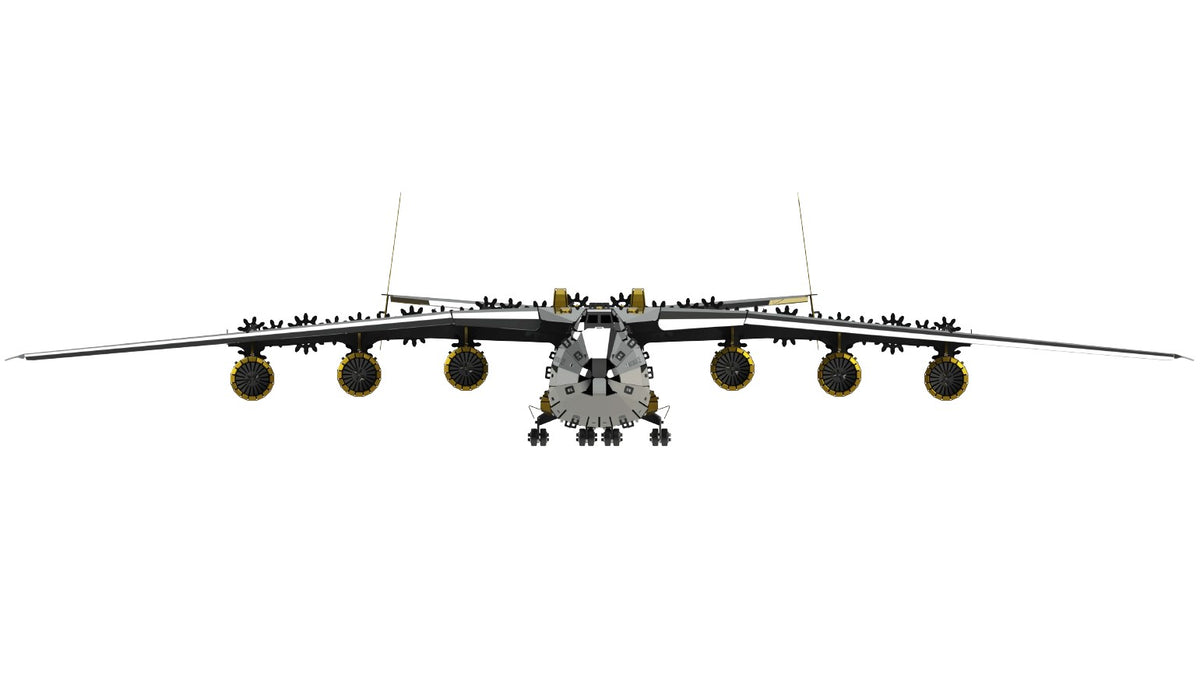 Metal Time AN-225 Mriya Official Exclusive Edition Double Color - DIY Metal Model Kit