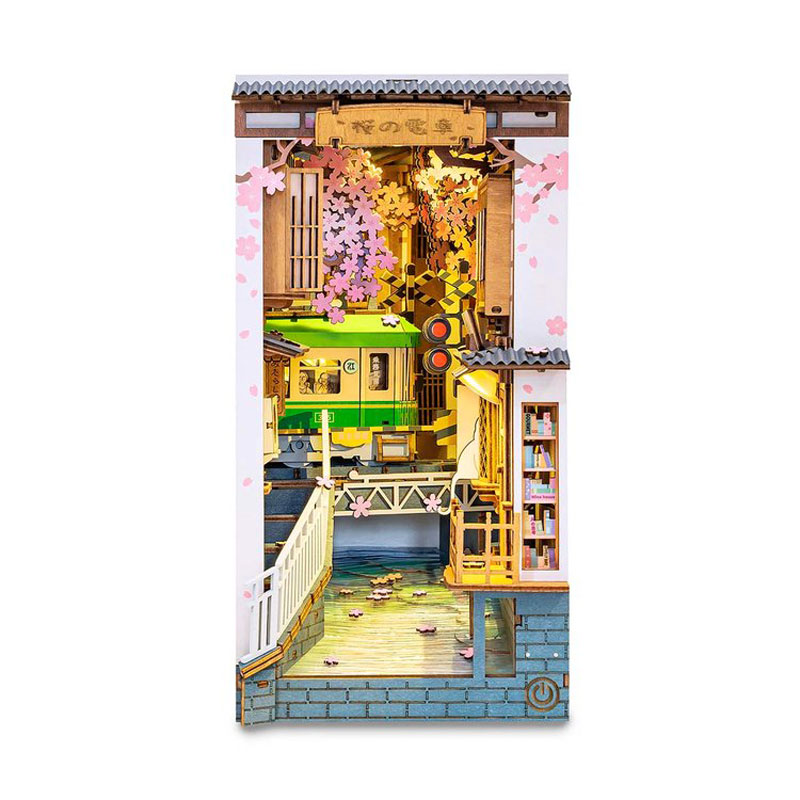 Book Nook Library Series – DIY Miniature Kit (7 Styles)