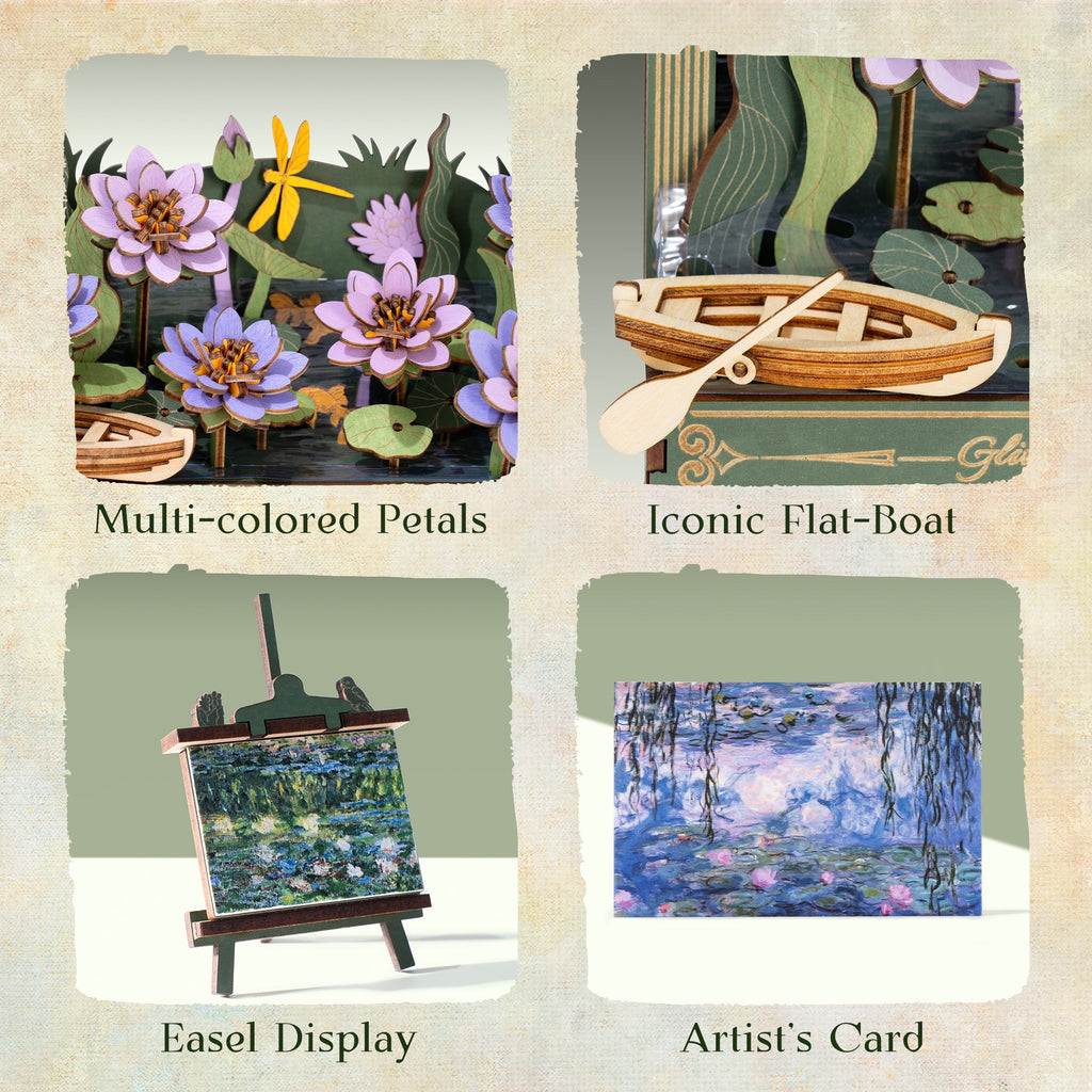 Glittering Water Lily DIY Model Kit