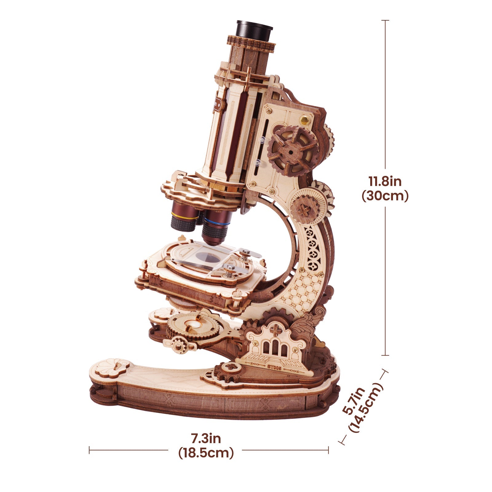 Rokr Microscope – DIY Mechanical Model Kit