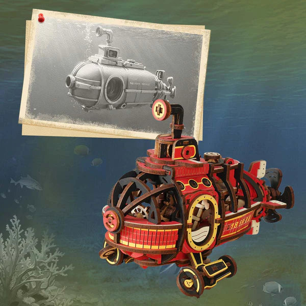 Deep-sea Adventurer – 3D Wooden Puzzle Kit