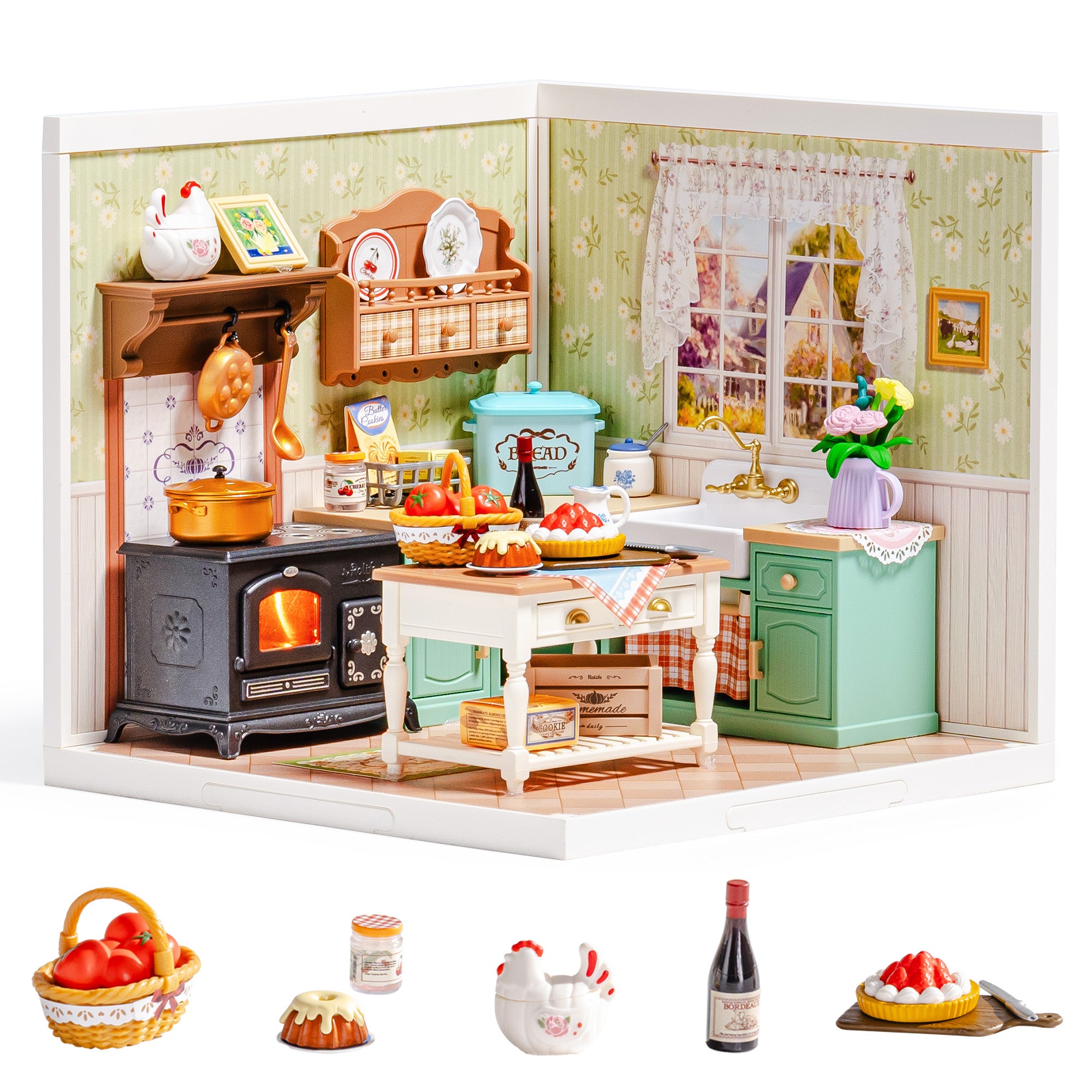Countryside Mini House Collection – DIY Miniature House Kit (3 Designs)